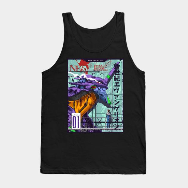 EVA 01 Tank Top by jhony-caballero-store